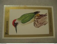 Barcanova Oiseau Charpentier Pivert Pics Poster Stamp Vignette Espagne L