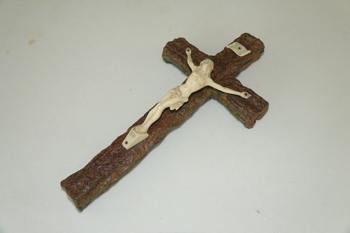 Ancien crucifix croix pate - ancien, en