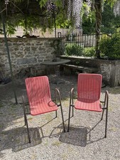 7 FAUTEUILS FANTASIA EN ACIER