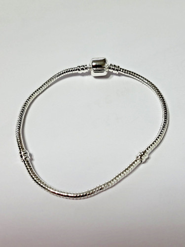 Bracelet maille serpent argent - maille,