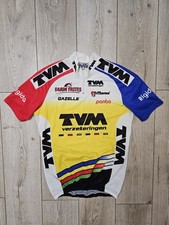 VINTAGE TVM CYCLING TEAM JERSEY 90s VELO TVM GAZELLE CYCLING  JERSEY XL/6