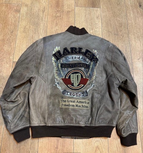 Harley davidson veste - en, cuir