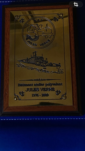 Plaque commemorative bap - plaque, jules