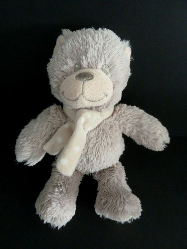 Doudou peluche ours - r6-,