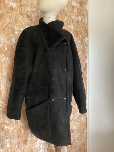 Manteau peau lainée - manteau,