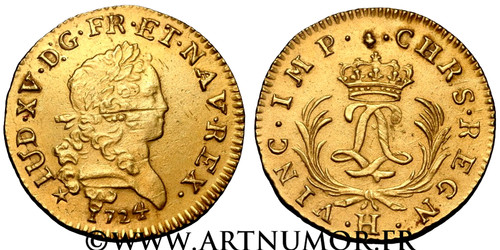 Louis d or - xv, mirliton