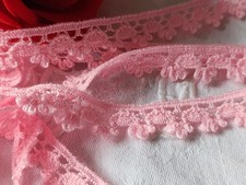Dentelle vintage rose  coton 3