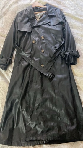 Manteau long noir pour - , femme