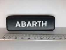 ABARTH Inscription Plaque En