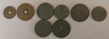 Lot de 8 pièces belges