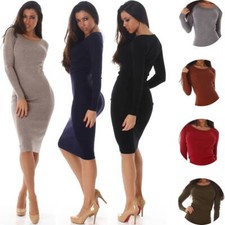 Femmes Robe Tricotée Pull