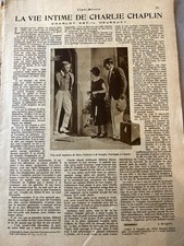 1928 CINÉ MIROIR - CHARLIE