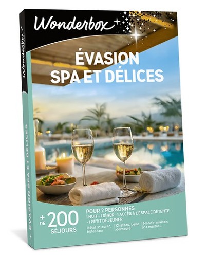 Coffret wonderbox évasion spa - Évasion,
