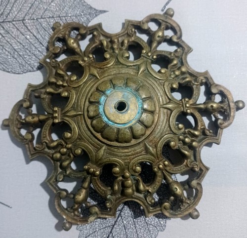 Ancienne rosace lustre - lustre, base