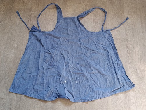 Ancien tablier bleu de - tablier,