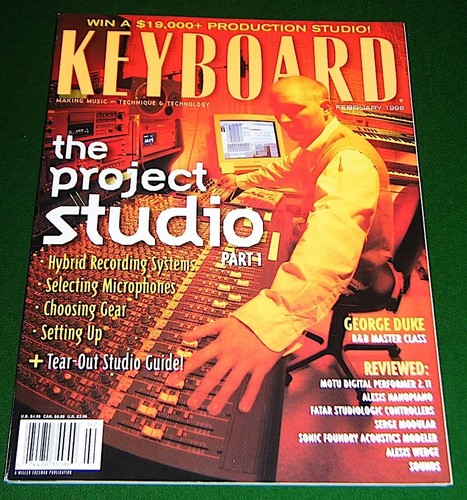 Keyboard magazine 1998 - keyboard,