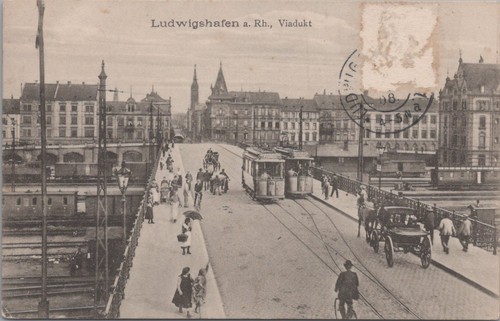 Carte postale ludwigshafen - postale,