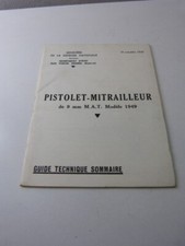 leaflet, 9 mm machine gun M.A.T.  1949 model (car3)