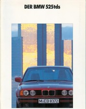  BMW 525tds - Original BMW Brochure - 33 Pages - 1991 Edition - A4