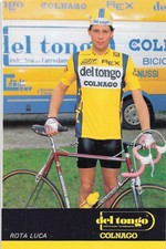 Bike - cycling racer cyclist Rota Luca - team Del Tongo - 1988