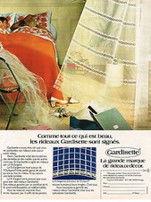 1973 ADVERTISING ADVERTISING ADVERTISEMENT GARDISSETTE curtains veils