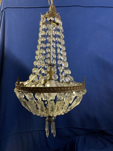 Lustre bronze pampilles - et,