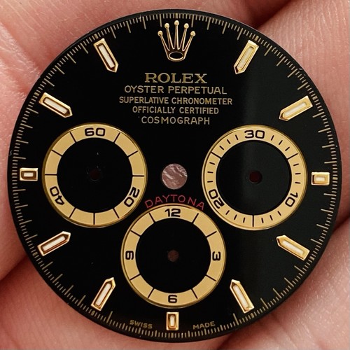 Rolex black dial luminova - luminova, for