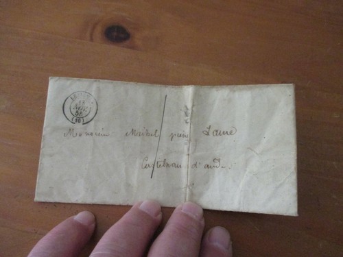 Lettre marque postale - lettre,