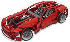 LEGO TECHNIC Red Supercar Set 8070 With Working Power Functions