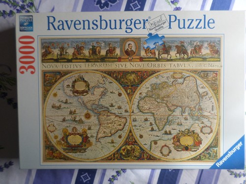 Puzzle carte monde 1665 - du, 1665"