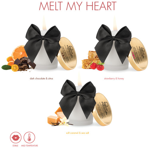 Melt heart kissable - melt, candle