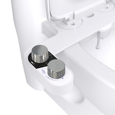 Bidet Non Electric Toilet Seat Attachment with Dual Nozzle (OEM ODM available)