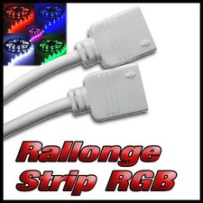 rallonge pour  ruban LED RGB disponible : 50cm, 1m , 2m ou 5m - câble strip LED