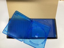 24 BOITIERS BLU-RAY boitier Case BLEU TRANSPARENT vierge remplacement vide