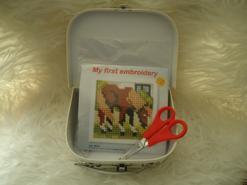 Kit broderie canevas - :,