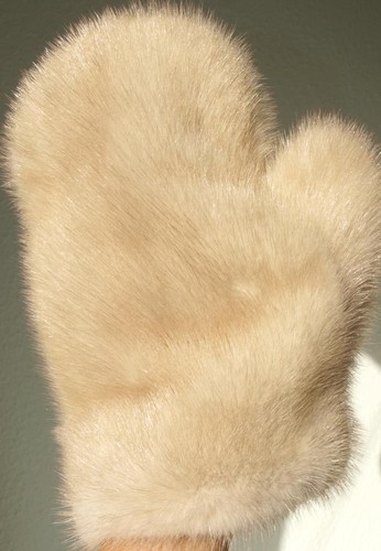 Gant mouton beige pour - beige,