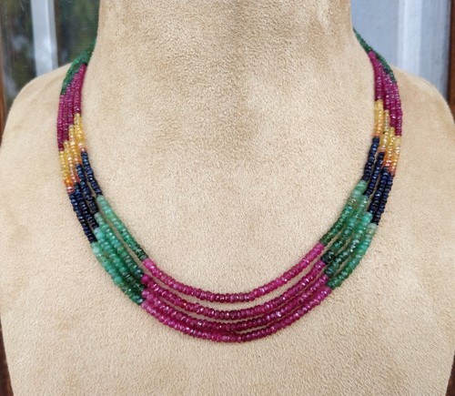 Collier perles gemmes - perles,