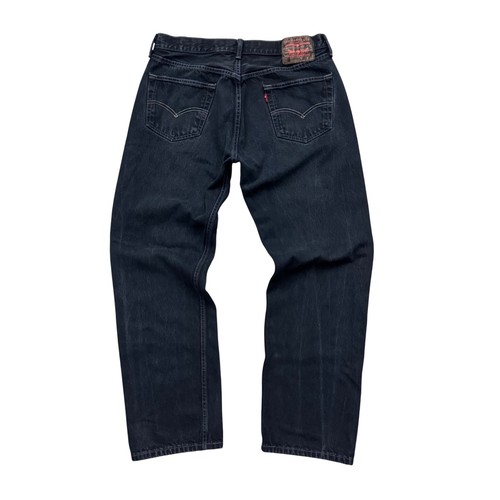 Levi 501 black denim - black,
