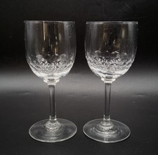 Paire de verres à vin rouge
