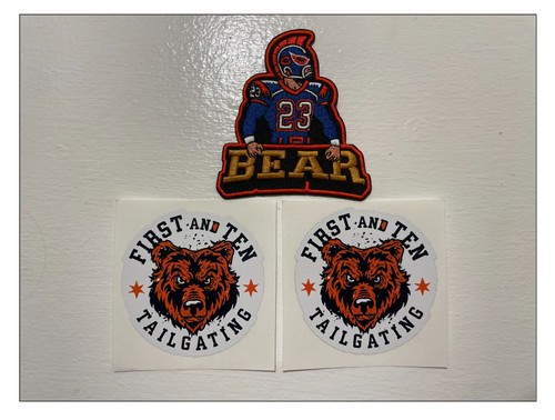 Chicago bears badges lot nfl - bears,