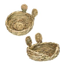 Lit d'herbe pour lapin, lit de