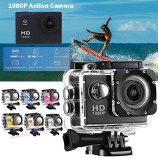 HD 1080P Sports Camera 170° Action Camcorder DV Camera Go Cam Pro Waterproof 30m