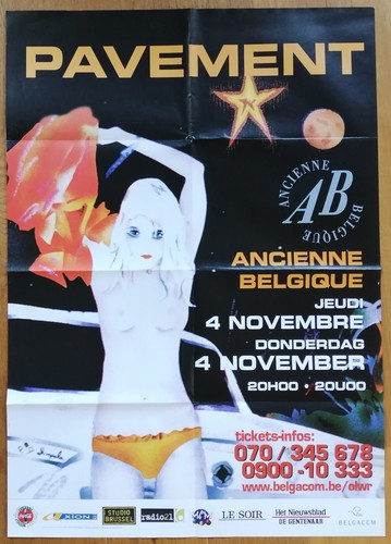 Pavement affiche concert - affiche,