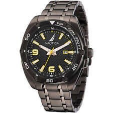 Montre Homme NAUTICA TIN CAN BAY NAPTCF204 Acier Inoxydable Noir Sub 100mt