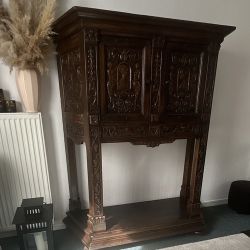 Buffet haut bois marron