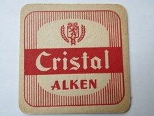 Beer Coaster ~ Brouwerijen Alken-Maes Cristal Alken Bier Schuttersfeest, BELGIUM