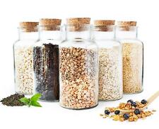 6 Bocaux à Conserves 600ml Stockage Boîtes à Épices des Verres + 24 Étiquettes +