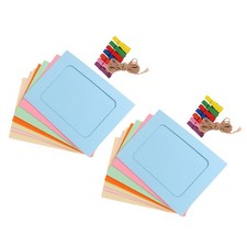  2 Sets Cadre Photo Murale Clips Pour Suspension MINI IMAGE COMMES PAPIER