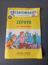 RARE VINTAGE SYLVAIN AND SYLVETTE DECALS - ZEPHYR IN AMERICA - ED FLEURUS