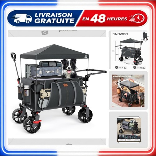 Chariot plage pliable - plage, ever